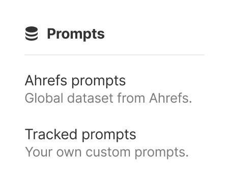 Prompt volume overlay